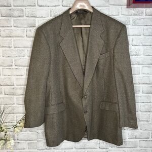 Tailor’s Row by Deansgate Silk & Wool Blazer Suit Jacket Coat Size 46R Vintage